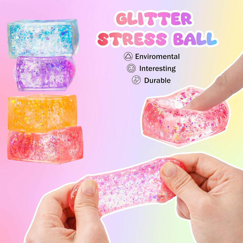 8 Pack Stress Cube ,Slow Rising Stress Balls for Adults