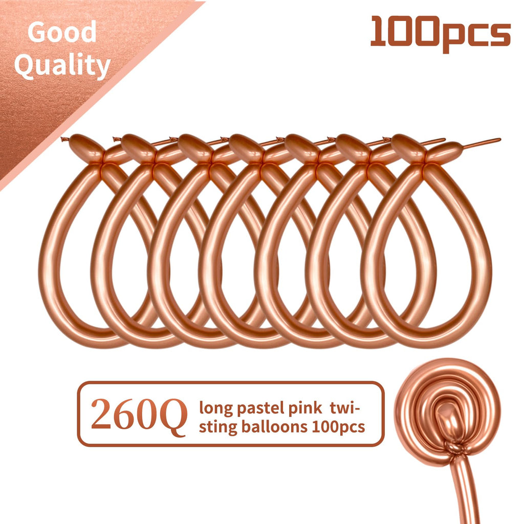 260 Black Long Balloons for Balloon Garland Thickening Skinny Latex Twisting Animals Modeling Christmas Birthday Wedding Party Festival Decorations 100pcs