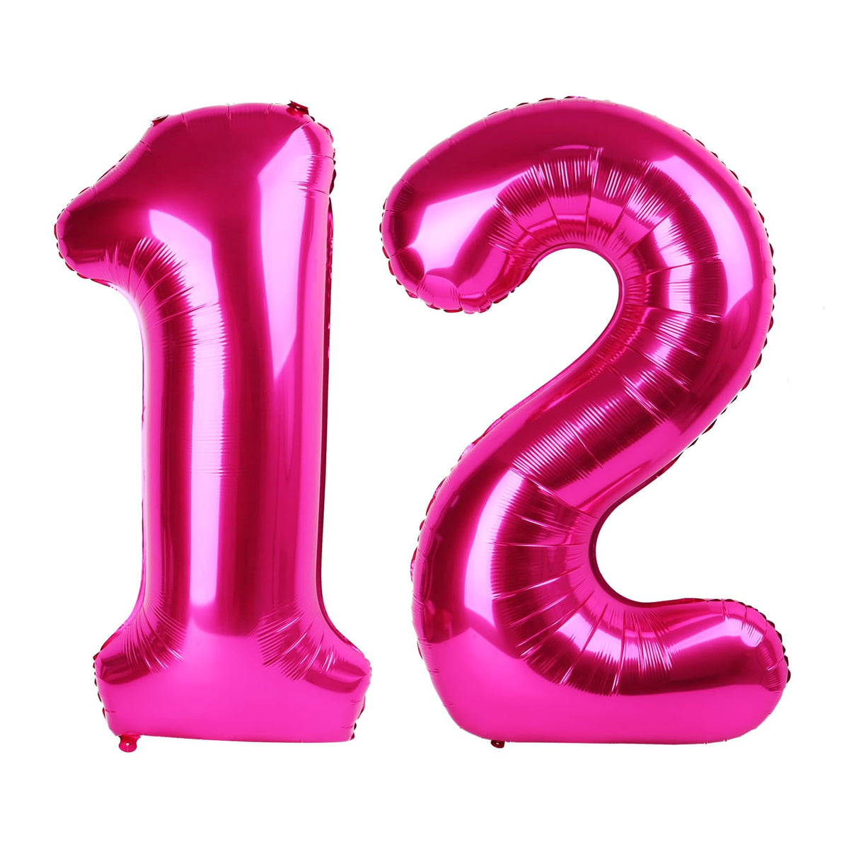 Laser Silver 6 Balloon - Number Balloon 40 Inch, 6th Hot Pink Decorations