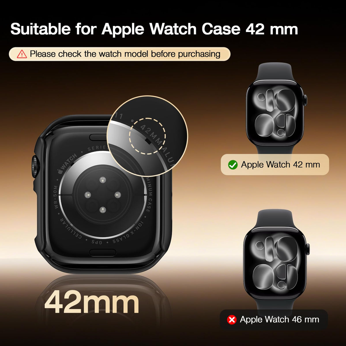 LK for Apple Watch Ultra 4/3/2 49mm Privacy Screen Protector