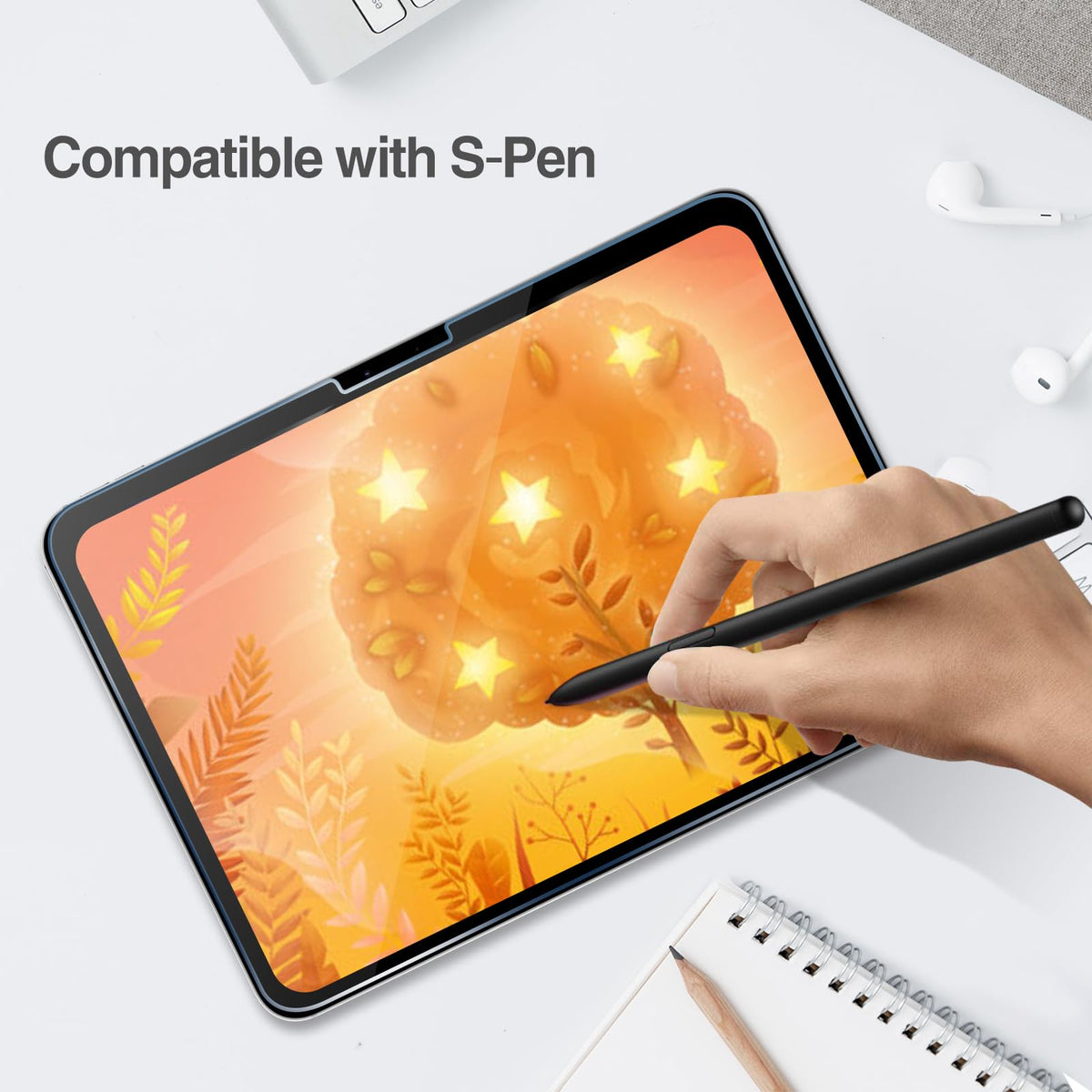 ProCase 3 Pack Screen Protector for iPad 9th 8th 7th Generation 10.2 Inch