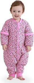 Mosebears Baby Sleeping Bag, 2.5 TOG Baby Sleep Sack with Legs,Winter Sleeping Bag with Removable Sleeves