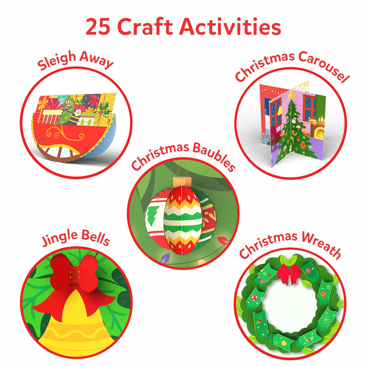 Skillmatics Snip Snip, Scissor Skills, Felt Craft Activity, Christmas Gift