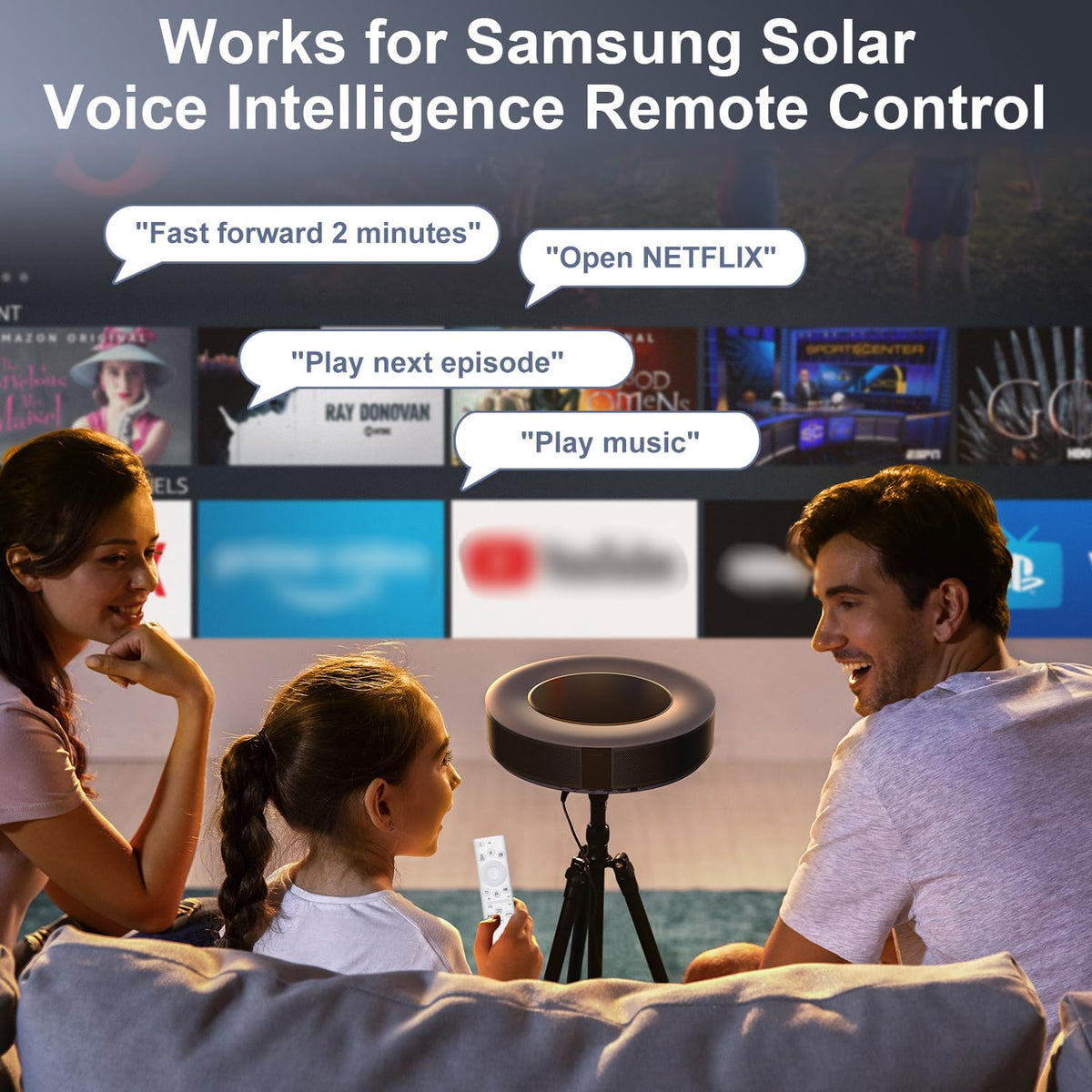 for-LG-Magic-Remote, Gvirtue Solar Voice Remote Control for-LG-Smart TV