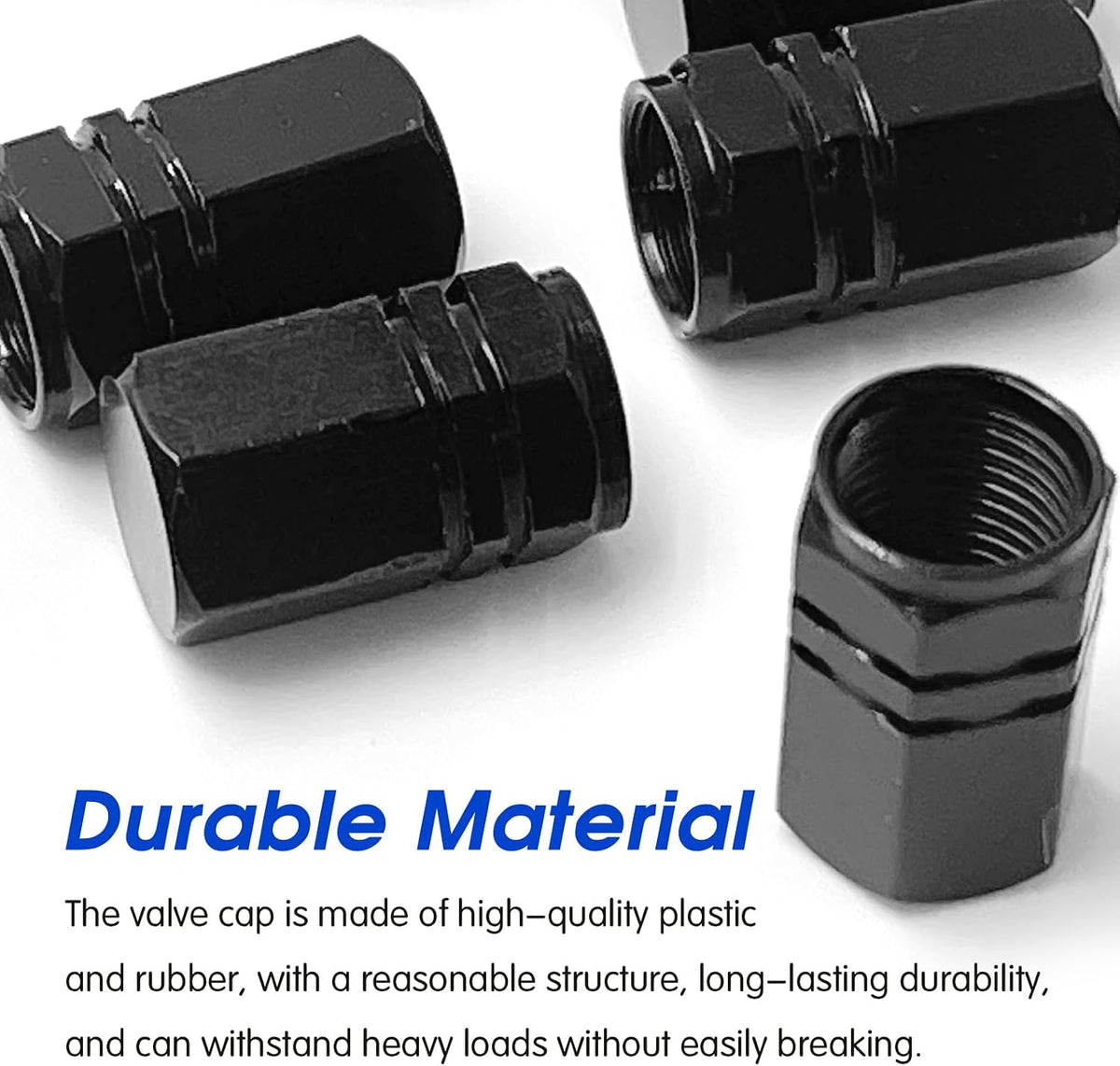 Aluminum Tire Valve Caps,8 Pcs Dustproof Stem Covers