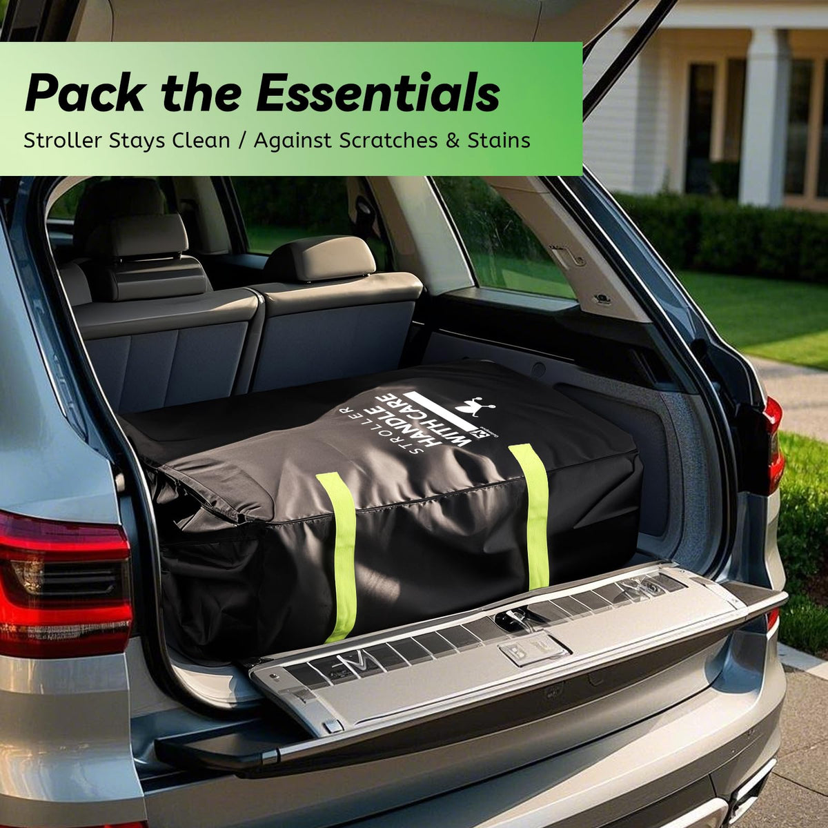 Pram Bag for Airplane, Baby Travel Essentials, Stroller Bag 119H*61W*38D cm