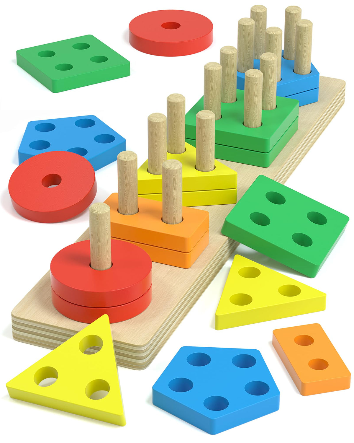 kecristv Montessori Toys for 1 2 Year Old Girl and Boy Birthday Gifts