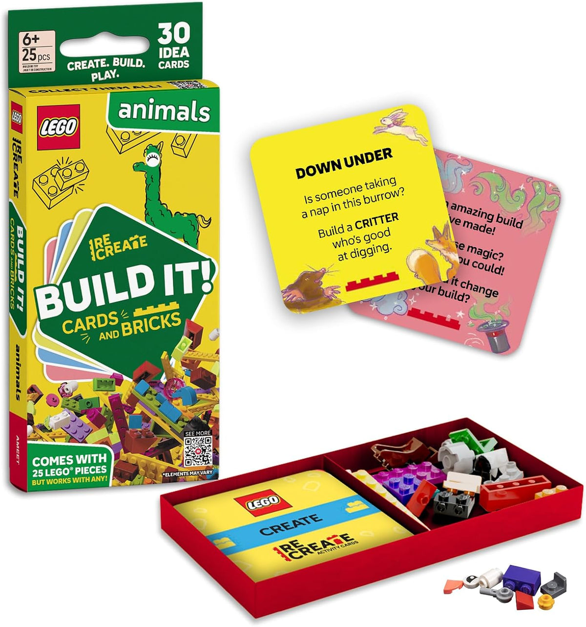 LEGO: Build IT! Cards and Bricks – Animals | Creative Building Ages 6+