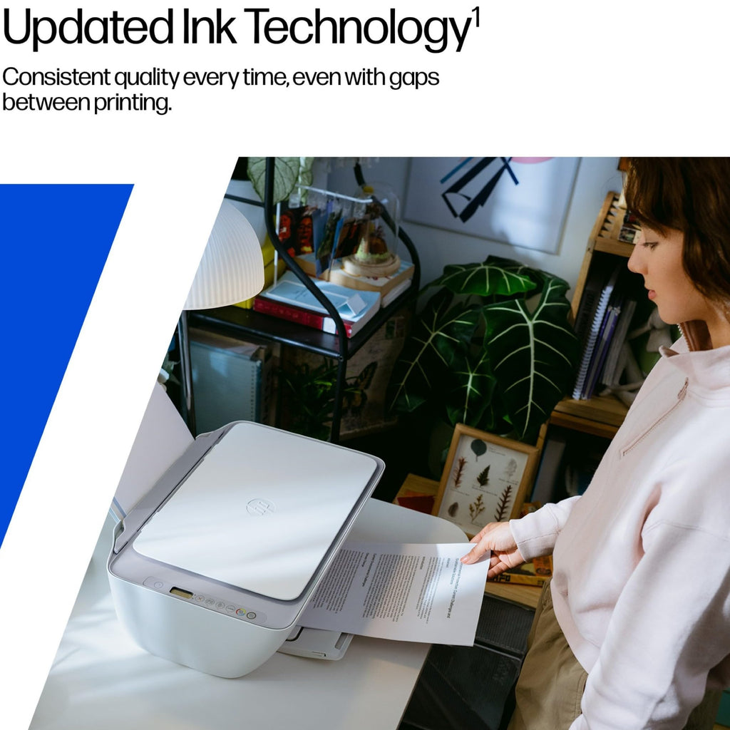 HP DeskJet 2921 All In One Printer | Colour | Wireless | Easy Setup & Reliable Wi-Fi | 3 months free Instant Ink Included | Print, Scan & Copy