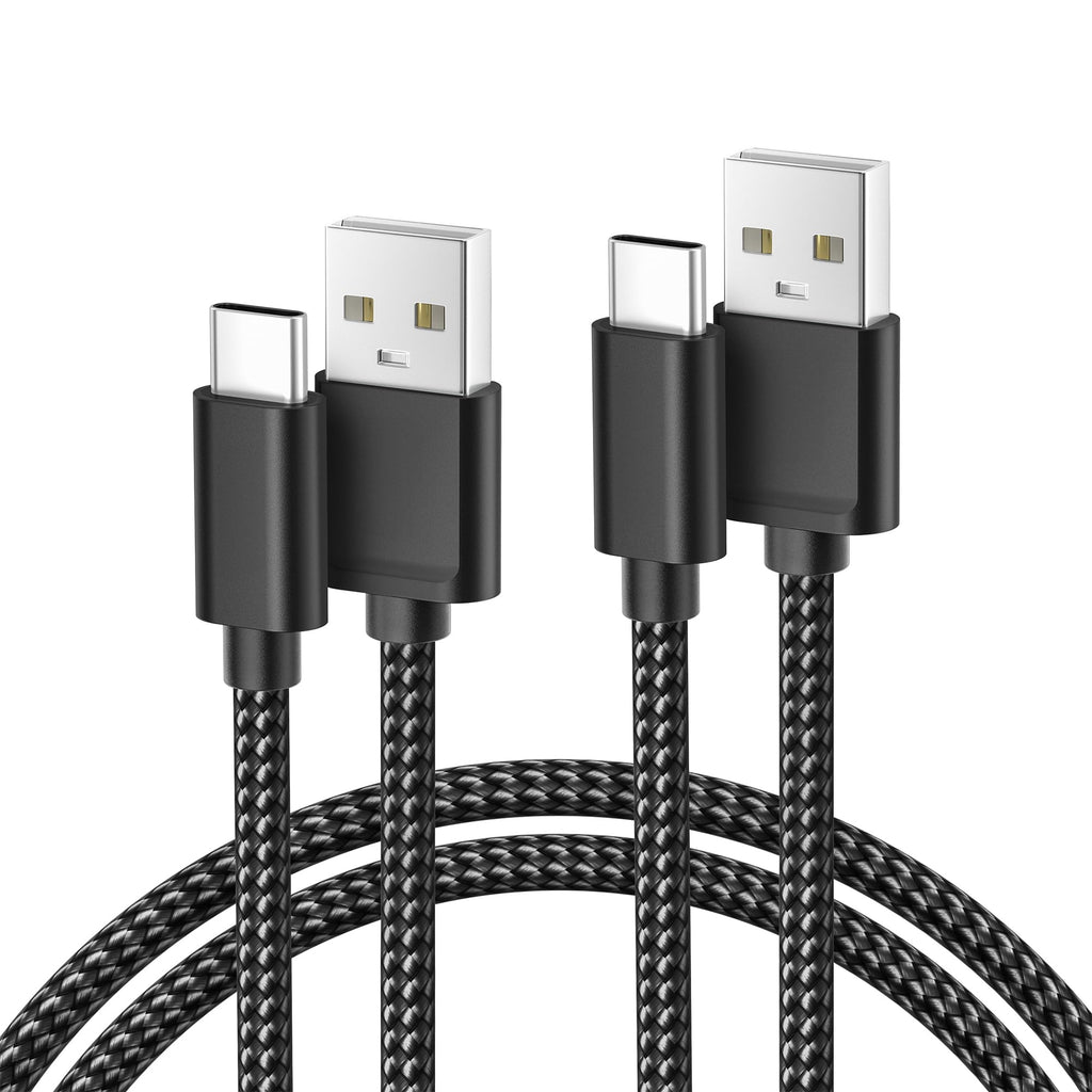 BASESAILOR USB A to USB C Charger Cable 3Pack 0.5/1/2M Black