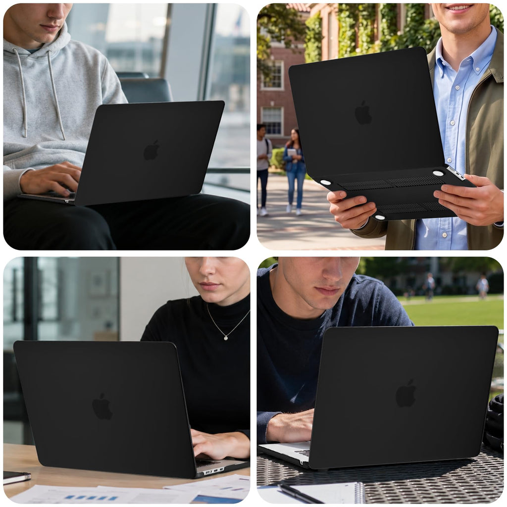 MOSISO Compatible with MacBook Air 13 inch Case 2026, Crystal Clear