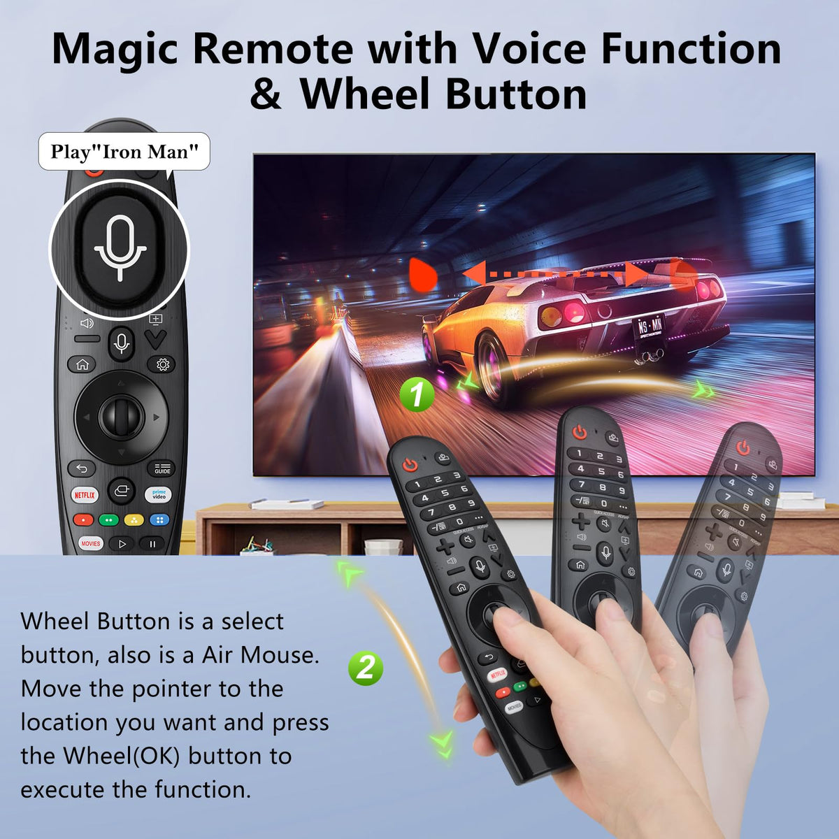 for Hisense TV Remote Control, Universal for Hisense Smart TV, Replacement