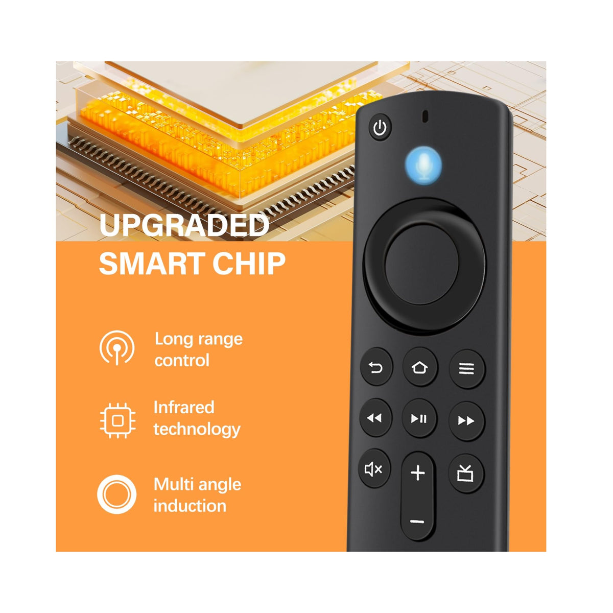 Magic Remote for LG-TV-Remote, Replacement for LG Smart TV Remote Control, AN-MR20GA Compatible Universal Remote Control with Voice, Pointer and Netflix/Prime Video Hotkeys