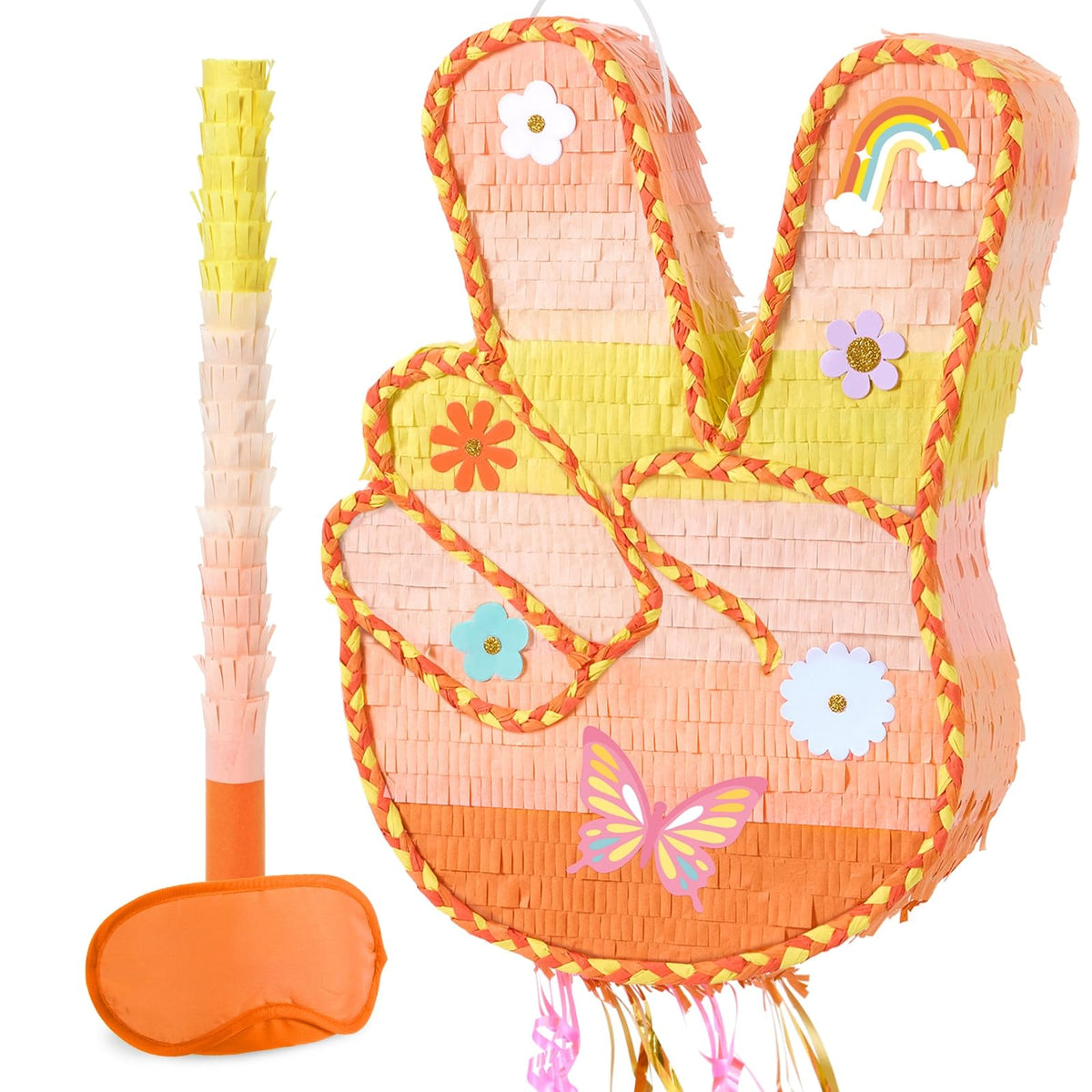 WERNNSAI Easter Bunny Piñata - Easter Rabbit Piñata, Spring Party Decor