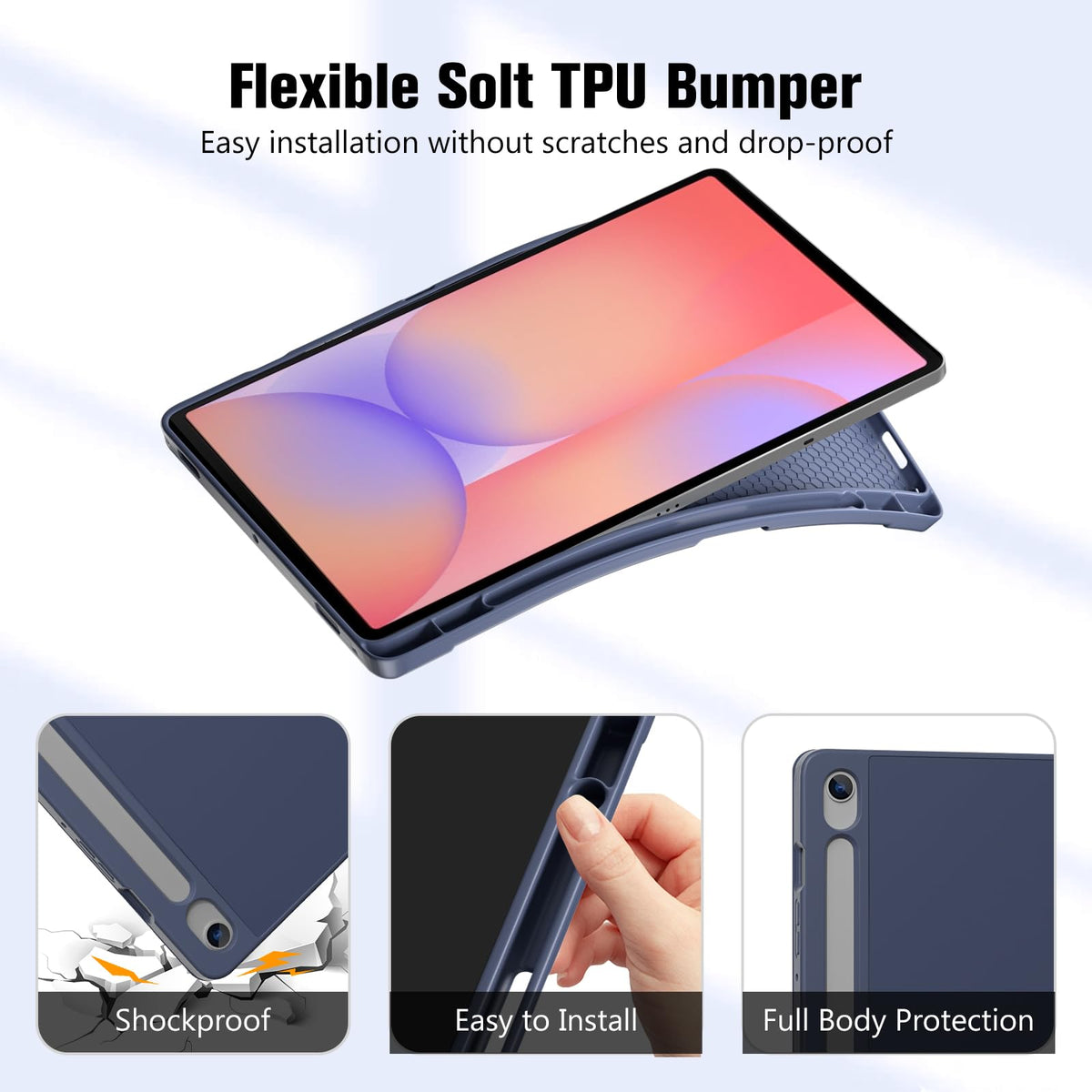 ProCase for Galaxy Tab S10 Lite/S10 FE/S9 FE 10.9" with S Pen Holder -Green