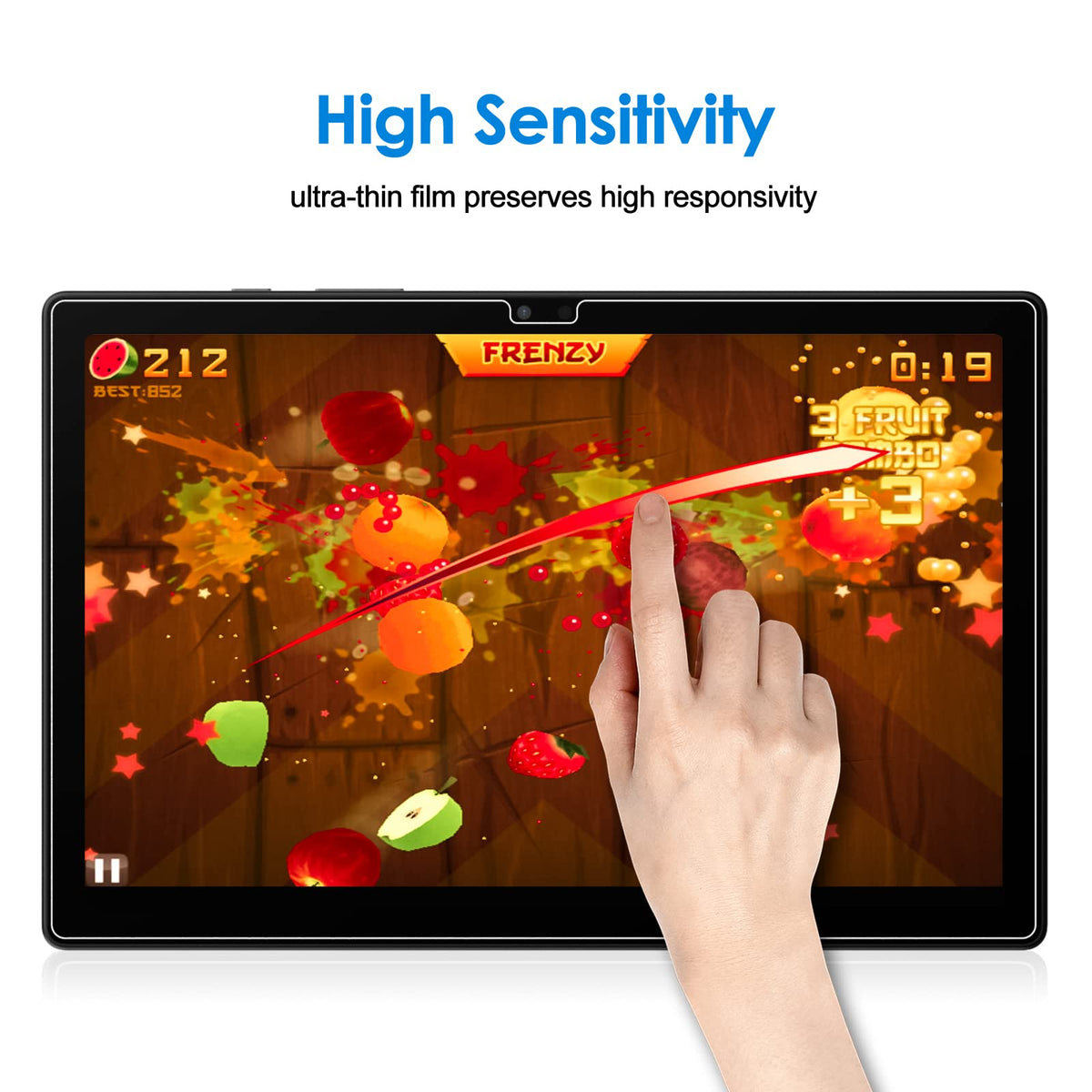 JETech Screen Protector for Samsung Galaxy Tab S8 Ultra 14.6", 2-Pack
