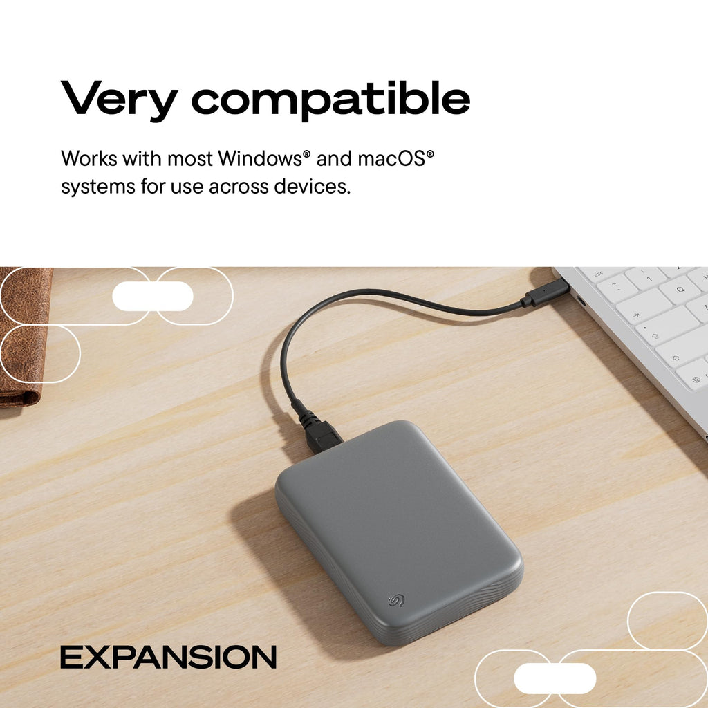 Seagate 5TB Portable Hard Drive | USB 3.0 (STGX5000400)