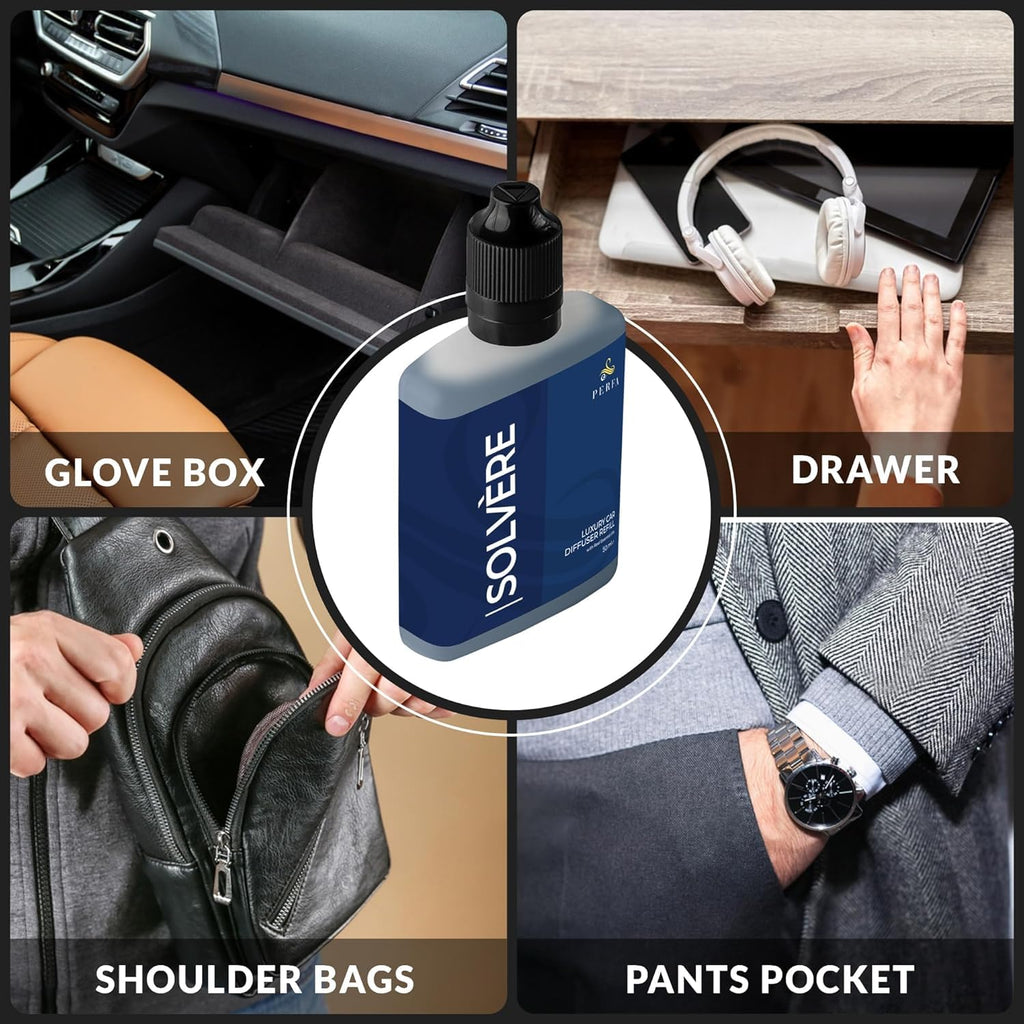 Car Air Freshener for Men - Suvage Inspired Perfume Diffuser Home by Perfa