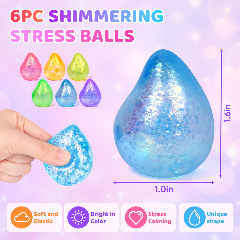 8 Pack Stress Cube ,Slow Rising Stress Balls for Adults