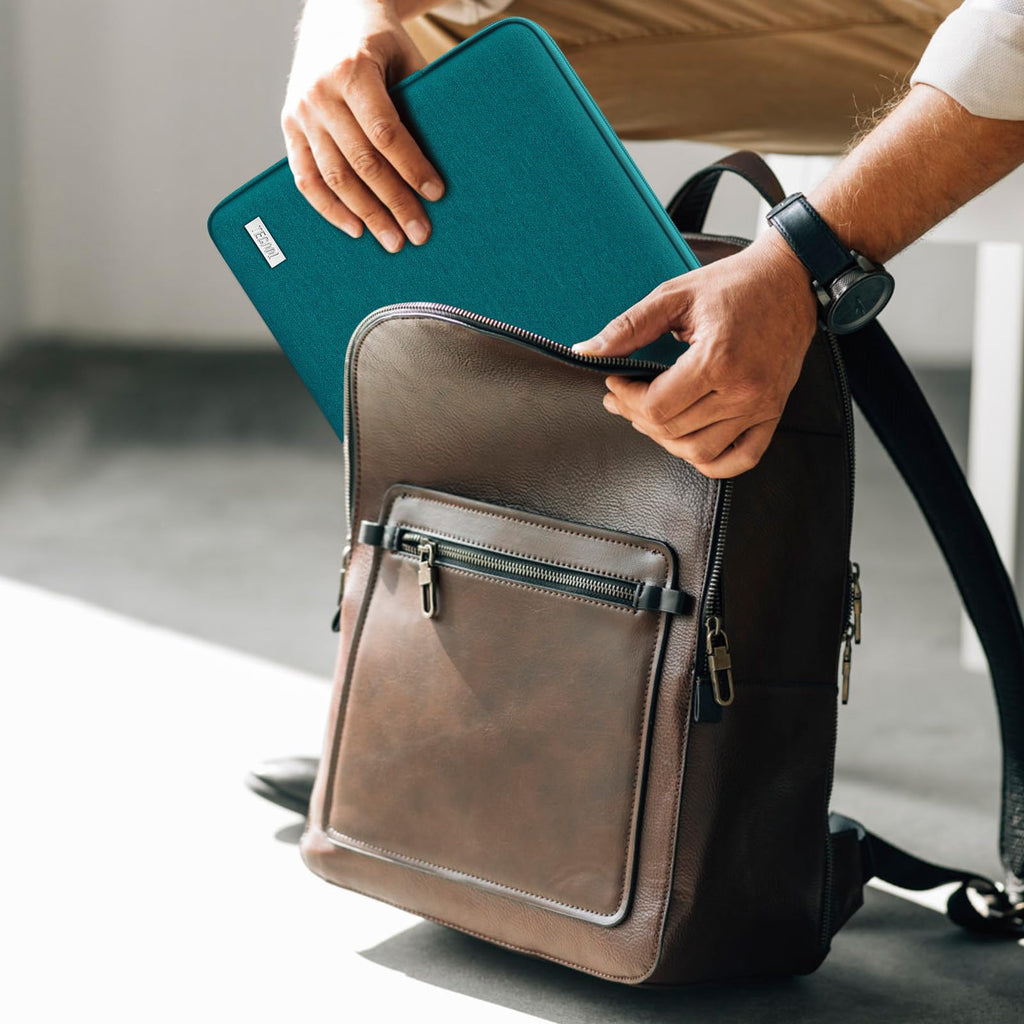 TECOOL 13.3 Inch Laptop Sleeve Protective Laptop Case 13 inch,Teal