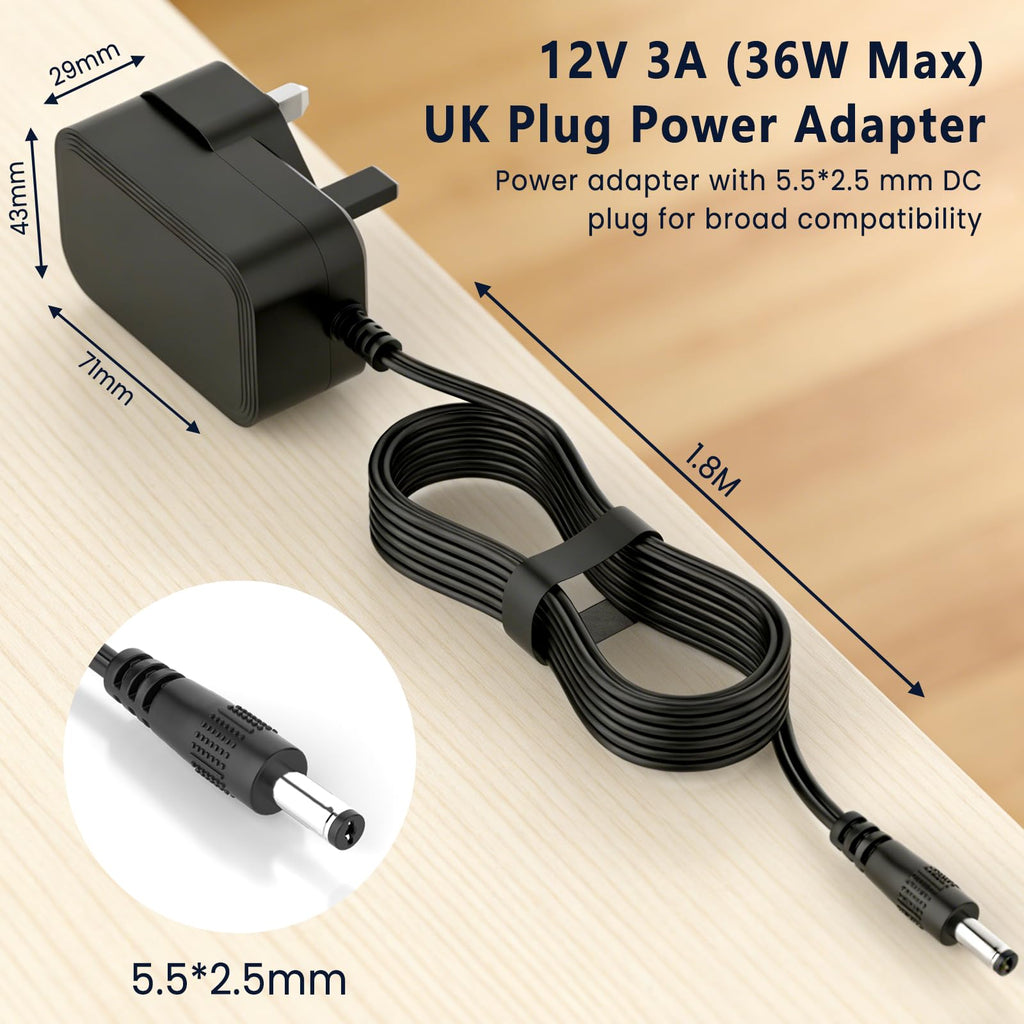 65W Laptop Charger Compatible with Microsoft Surface Pro Laptop Book Go