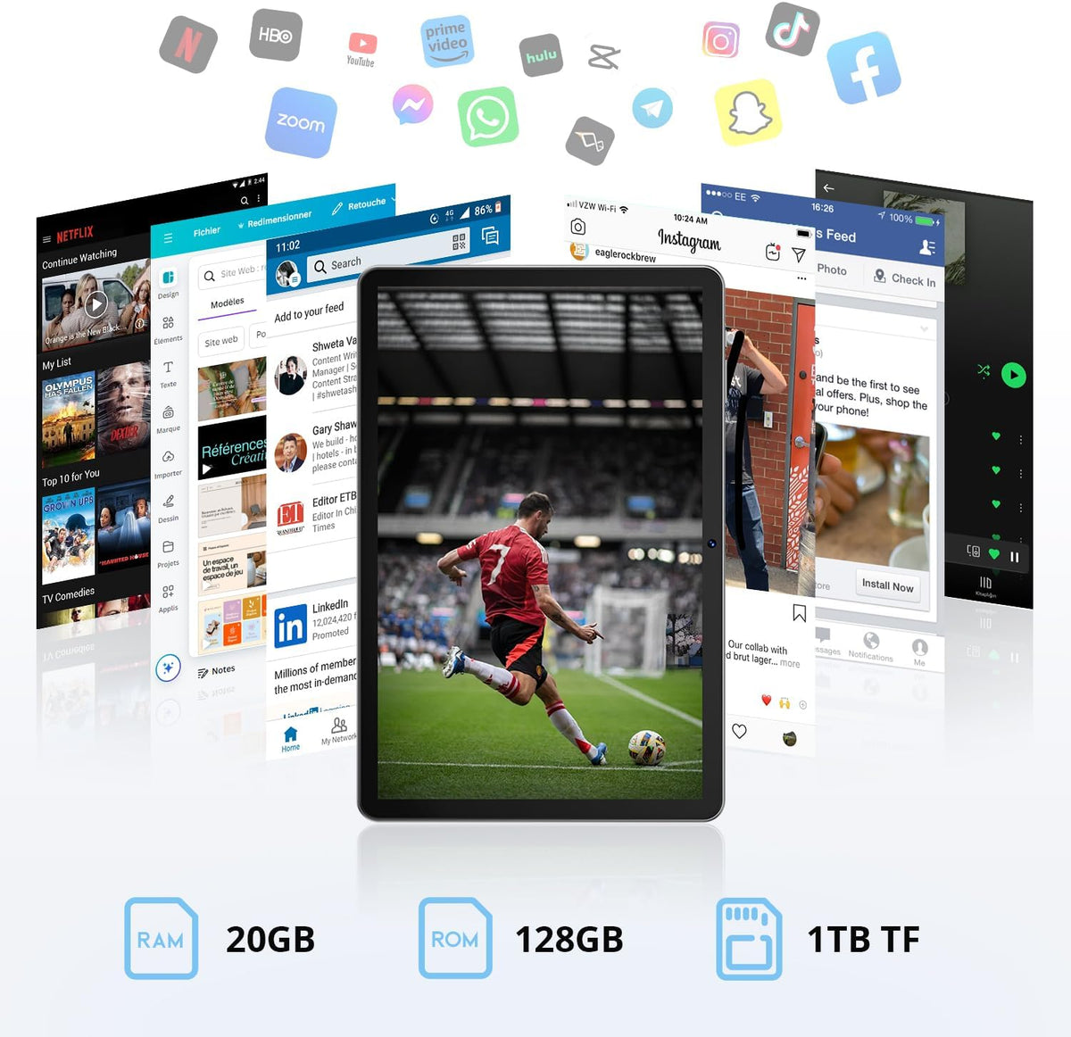 SVITOO Android 16 Tablet 11 Inch with Gemini AI, 20GB RAM 128GB ROM, 90Hz IPS Display, Fast T7250 Octa-Core, 8800mAh, 13MP Camera, Widevine L1, 5G WiFi, GPS, Case Included – Gray