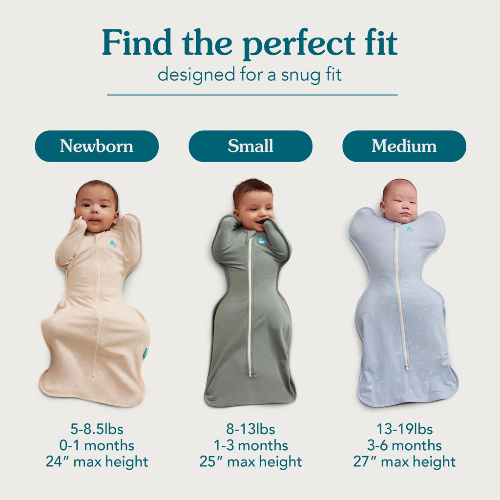 Love To Dream Swaddle Up, S 3.5-6kg, White Dreamer, 2.5 Tog