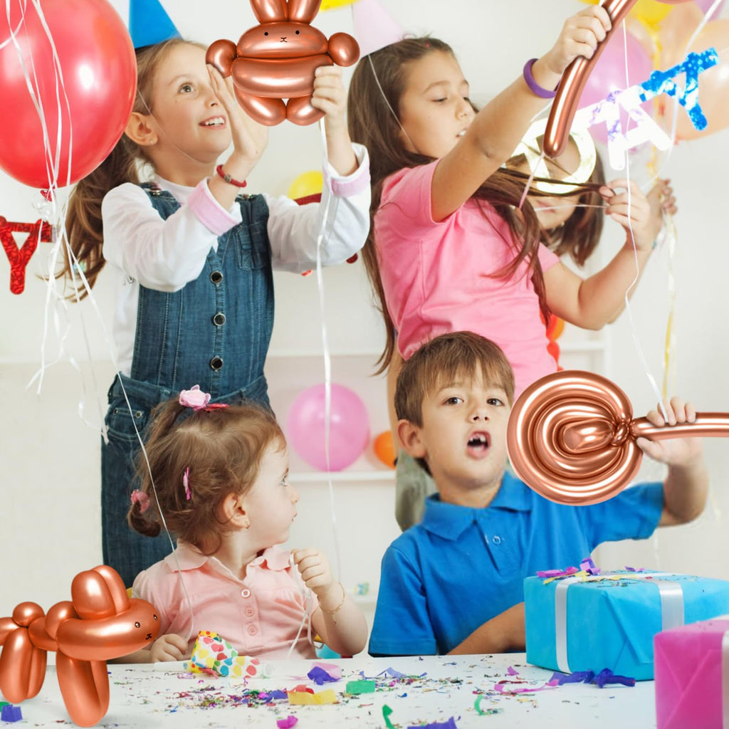 260 Black Long Balloons for Balloon Garland Thickening Skinny Latex Twisting Animals Modeling Christmas Birthday Wedding Party Festival Decorations 100pcs