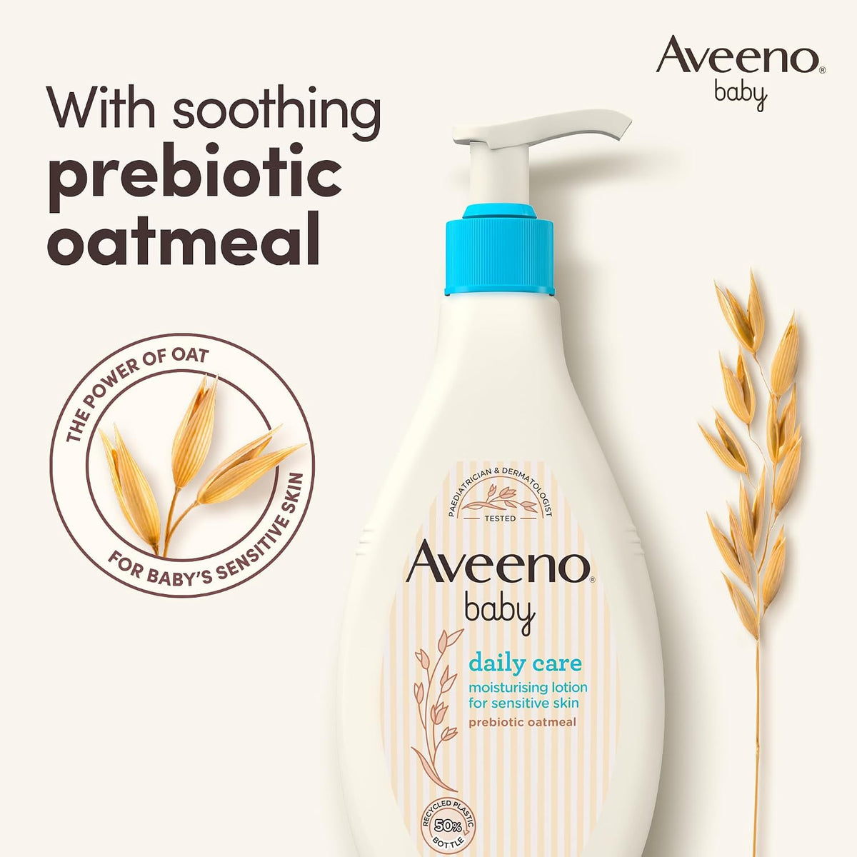 Aveeno Baby Daily Care Moisturising Lotion for Sensitive Skin (1 x 250ml)