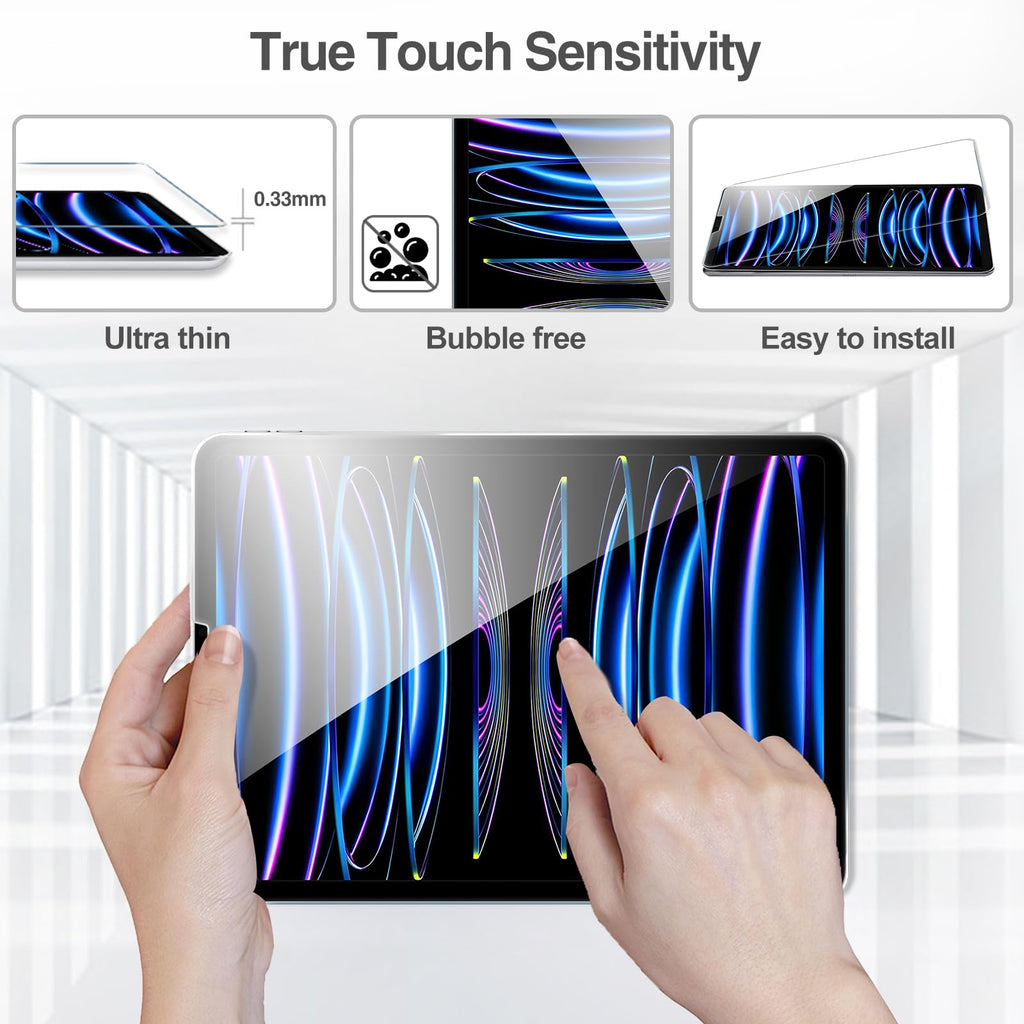ProCase 3 Pack Screen Protector for iPad 9th 8th 7th Generation 10.2 Inch