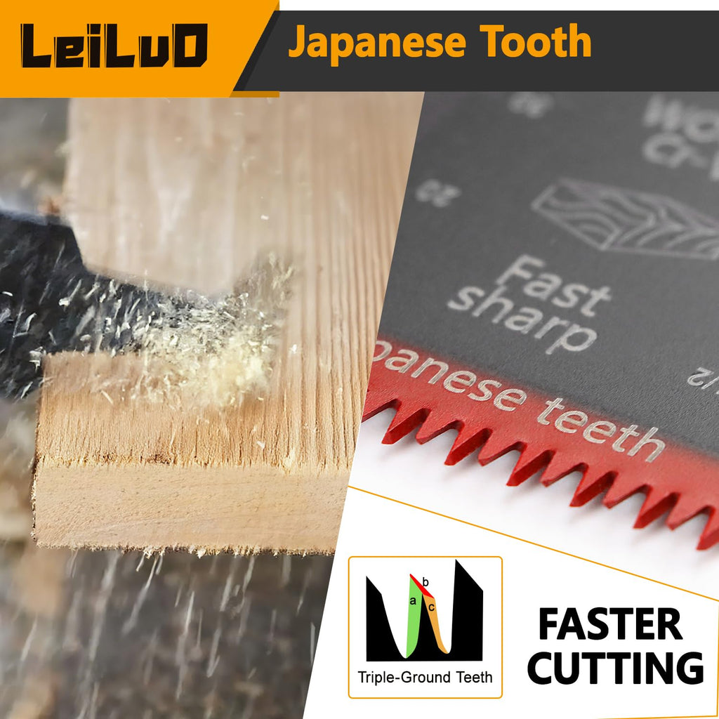 LEILUO 32Pcs Oscillating Tool Blades Wood Metal Multitool Blades Set