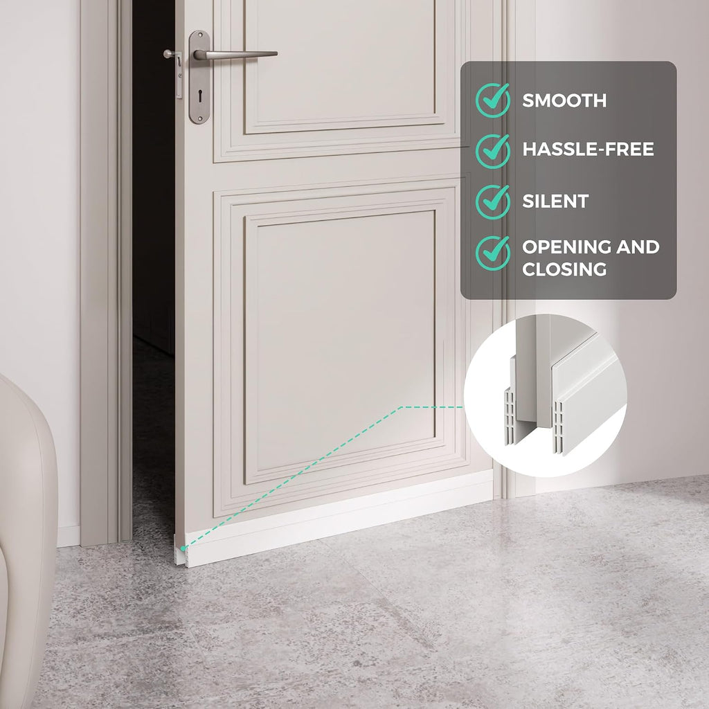 Hojoy Draft Excluder for Doors, Self Adhesive Door Draft Excluder 2 Pack