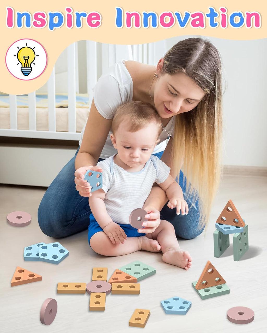 kecristv Montessori Toys for 1 2 Year Old Girl and Boy Birthday Gifts