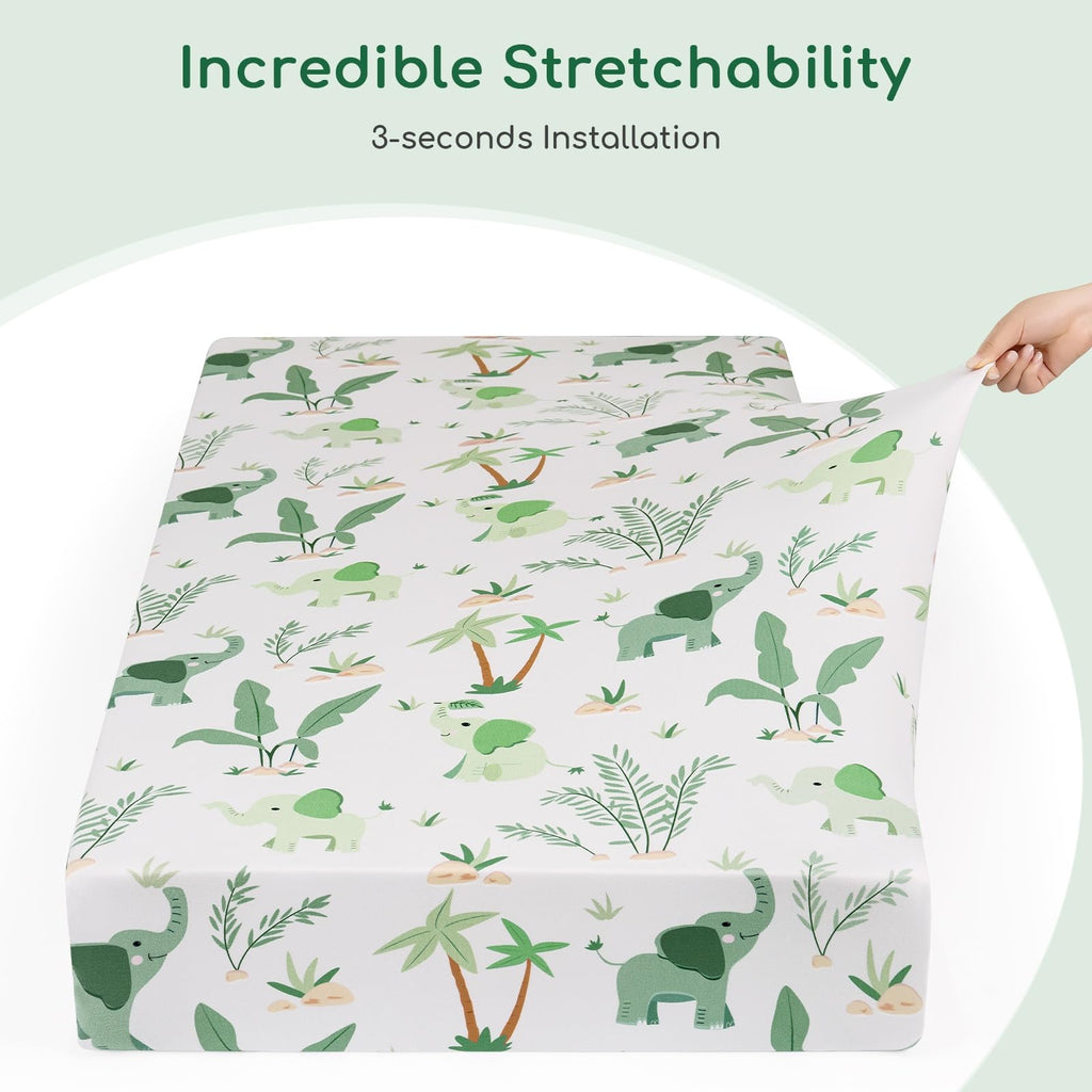 Next to Me Crib Sheets 83x50 cm Fitted 2 Pack Bedside Crib Sheets