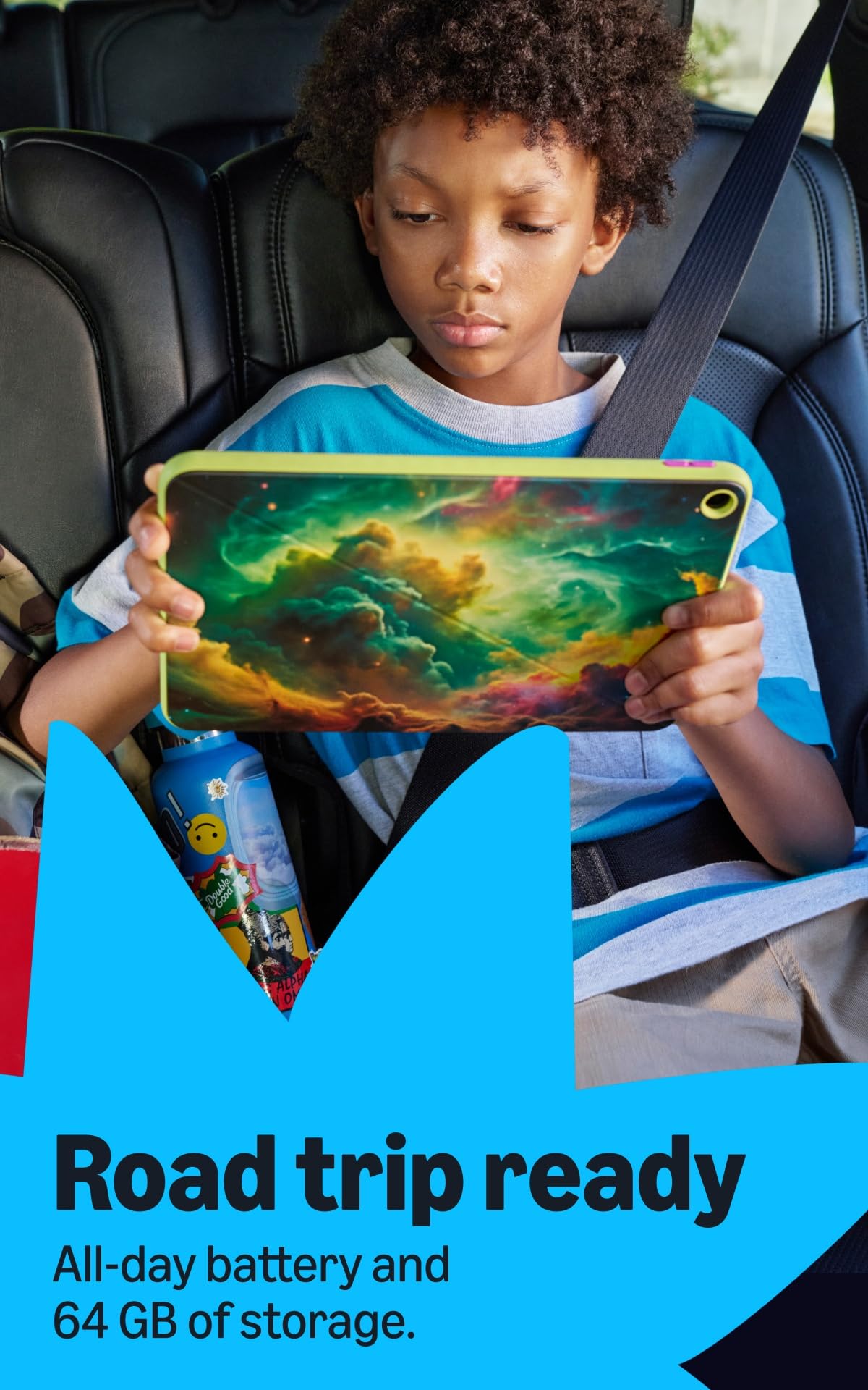 Amazon Kids Tablet 11 (newest gen) ages 6+, 11" 2.5K display, all-day battery, plus 1 year of Kids+ with videos, apps, games and books, slim hard case included (SpongeBob and Patrick)