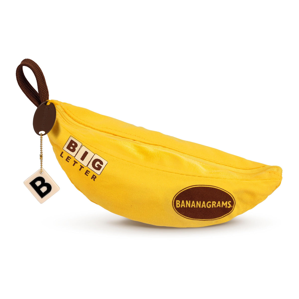 Bananagrams Classic Word Game, 144 Tiles in Banana Pouch, Travel Game