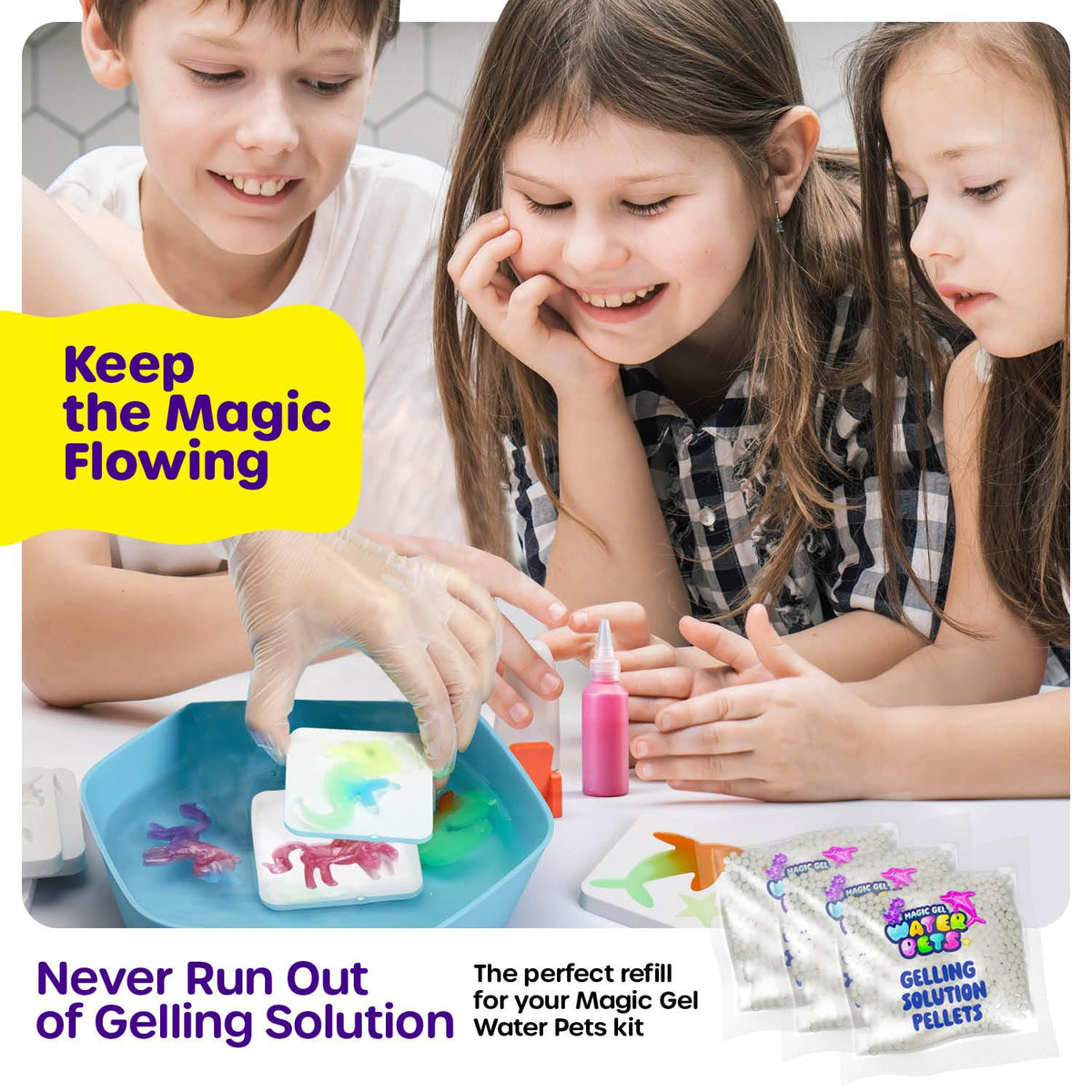 Dan&Darci Magic Gel Water Pets Kit - Birthday Gifts - Squishy Maker