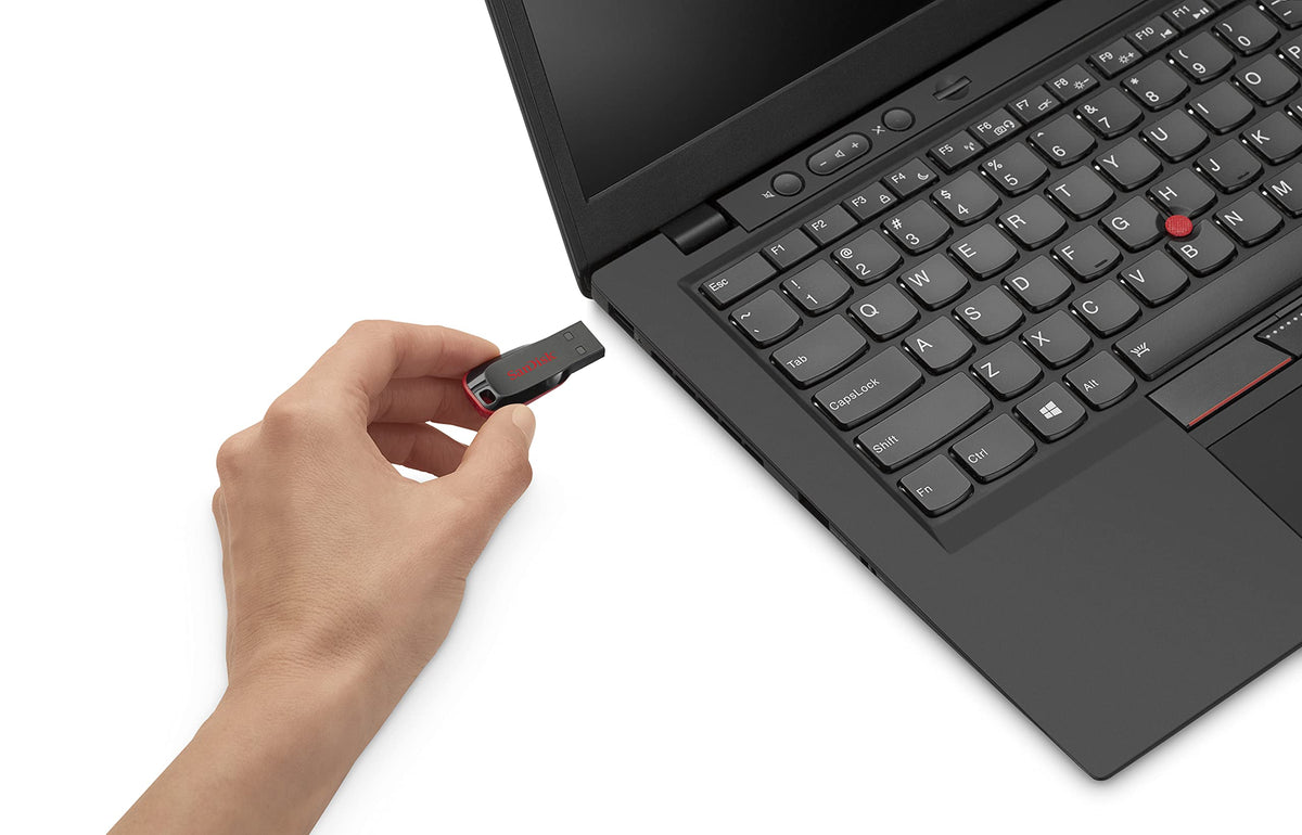 SANDISK Cruzer Blade 64GB, USB-A Flash Drive, Black