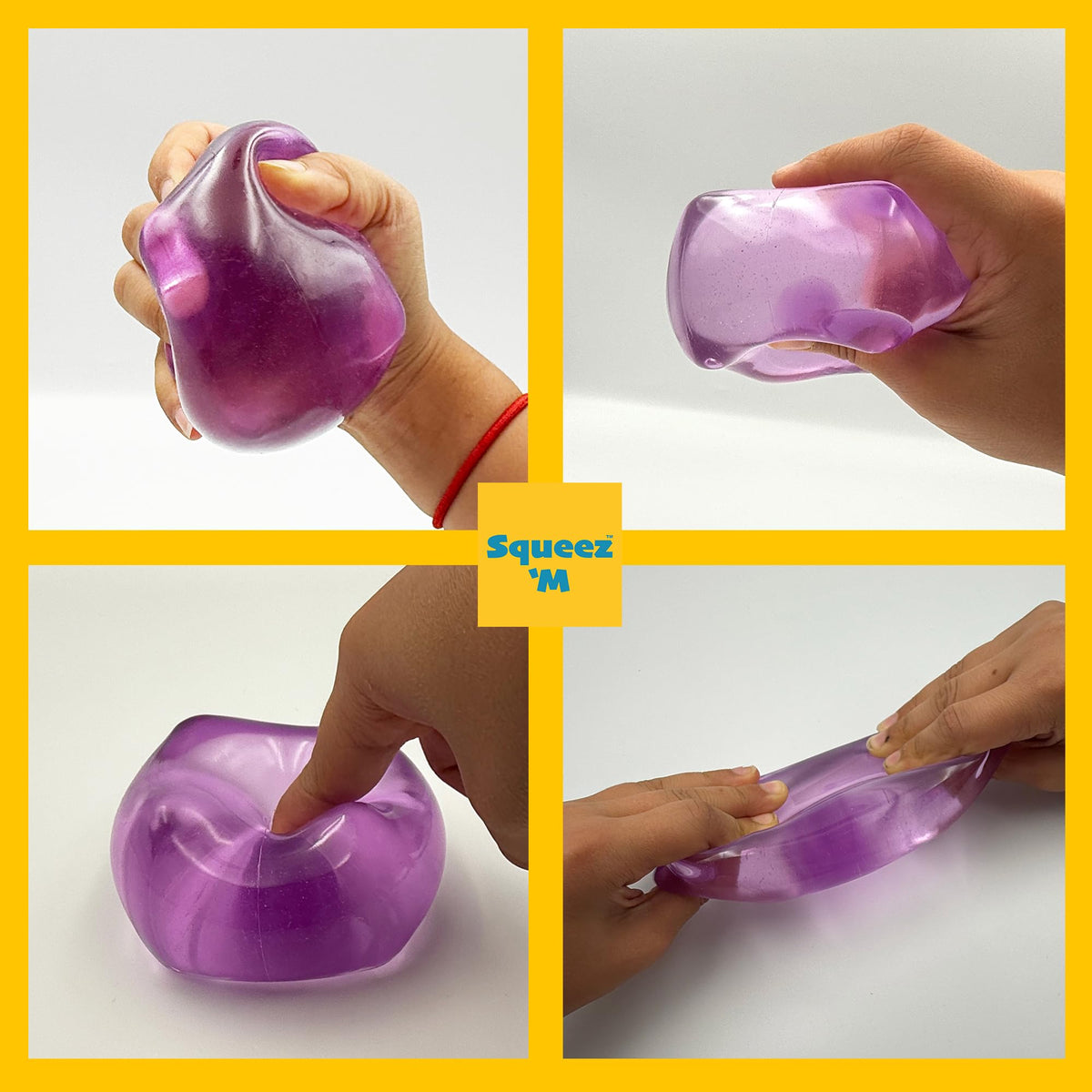 Original BigBlok Premium Stress Cube, Squishy Fidget Toy, Kids & Adults