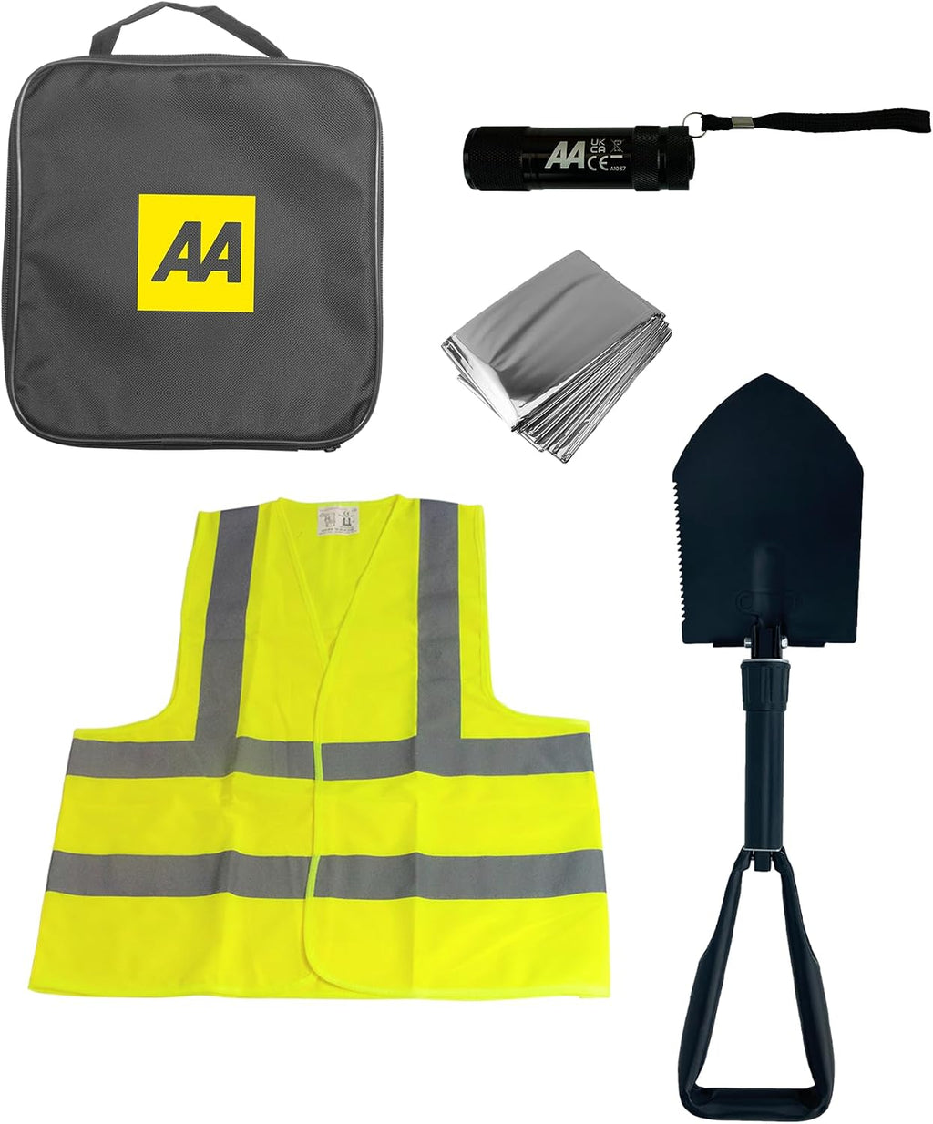 AA Winter Car Kit with Folding Snow Shovel