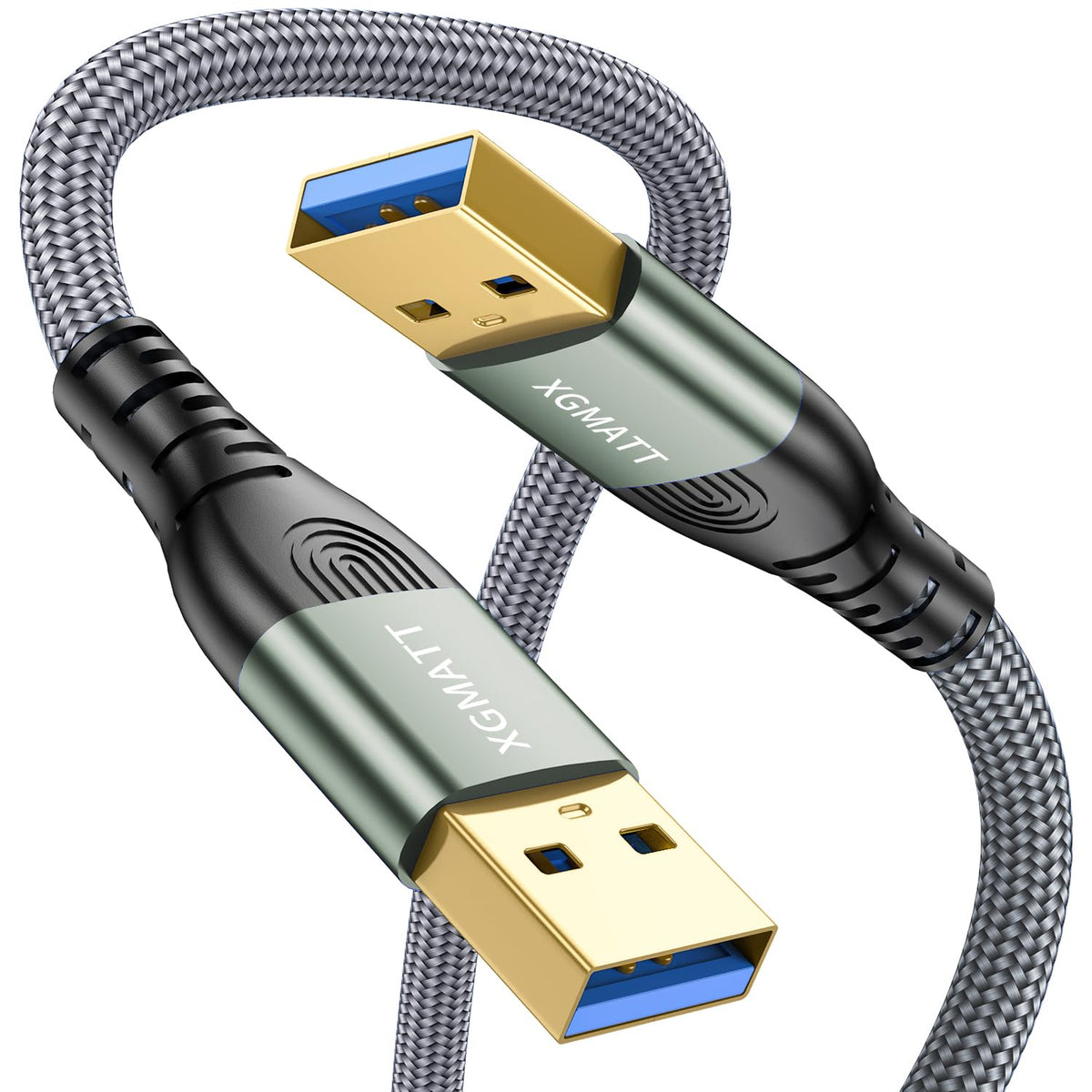 USB 3.0 Cable 2M,5Gbps High Speed Transfer USB Type A Male to Male Lead