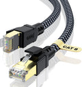 Cat 8 Ethernet Cable 1M, High-Speed Gigabit Braided RJ45