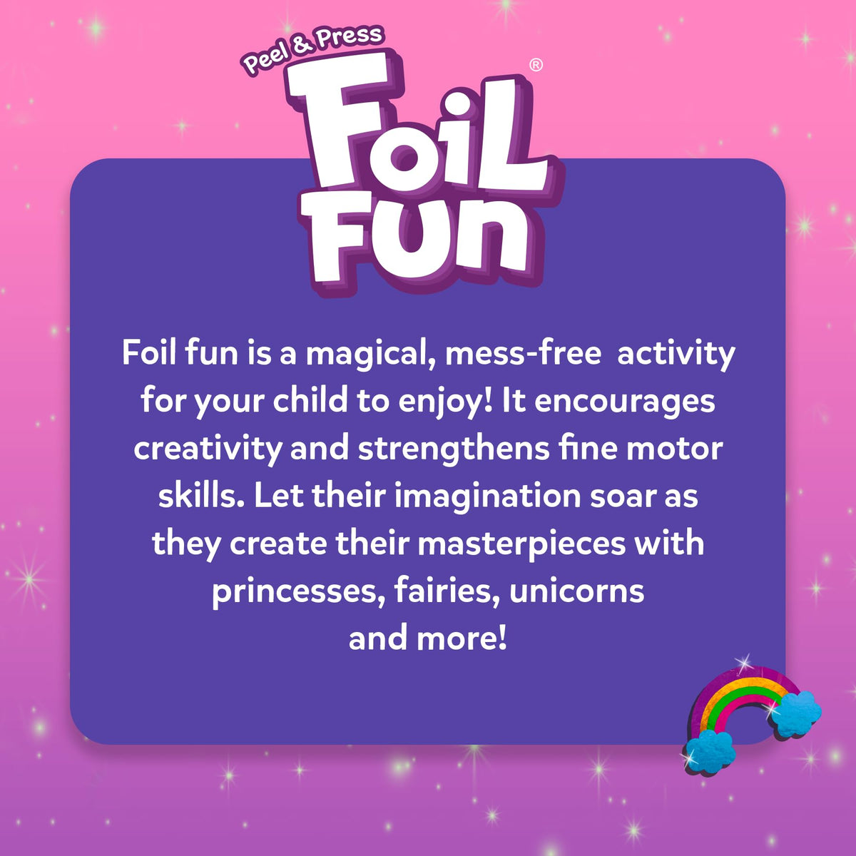 Skillmatics Foil Fun Disney Princess, Foil Art & Craft Kit, Christmas Gift