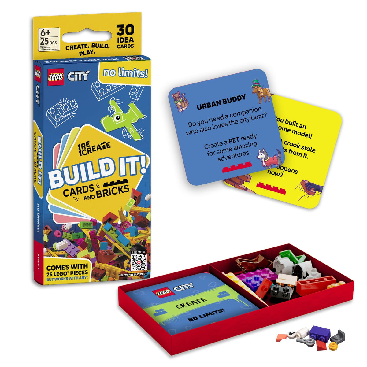 LEGO: Build IT! Cards and Bricks – Animals | Creative Building Ages 6+