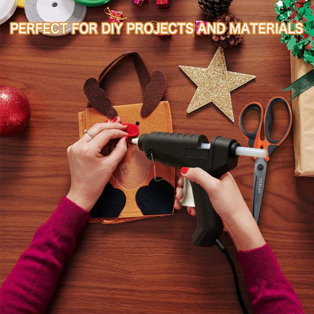 Hot Glue Sticks | 7mm x 100mm | 100pcs | Hot Melt Glue Gun Sticks