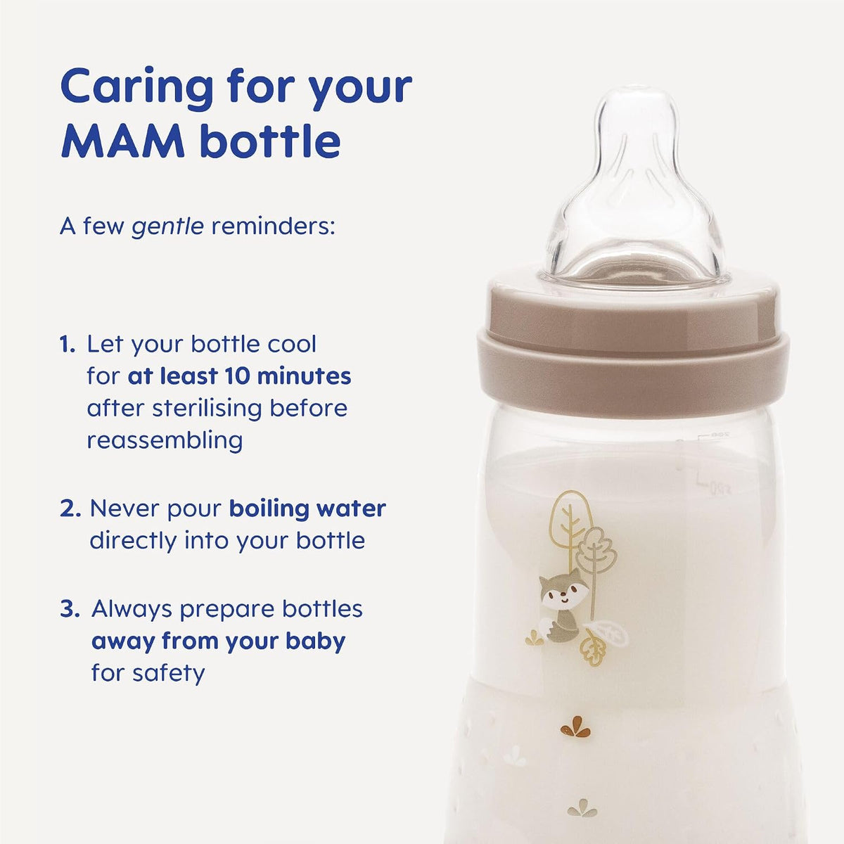MAM Easy Start Anti-Colic Bottle| 3 x160ml, Self-Sterilising, Pink