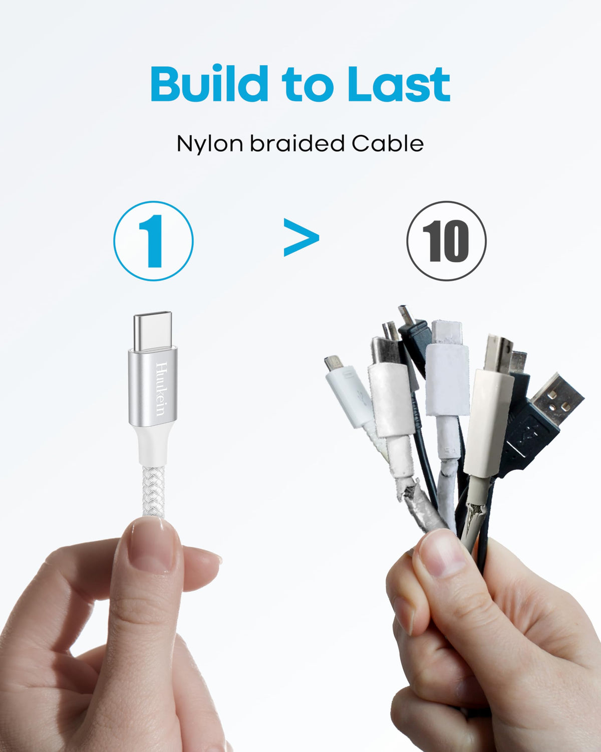Extra Long USB C Charging Cable, 6M USB A to USB C Cable Fast Charge