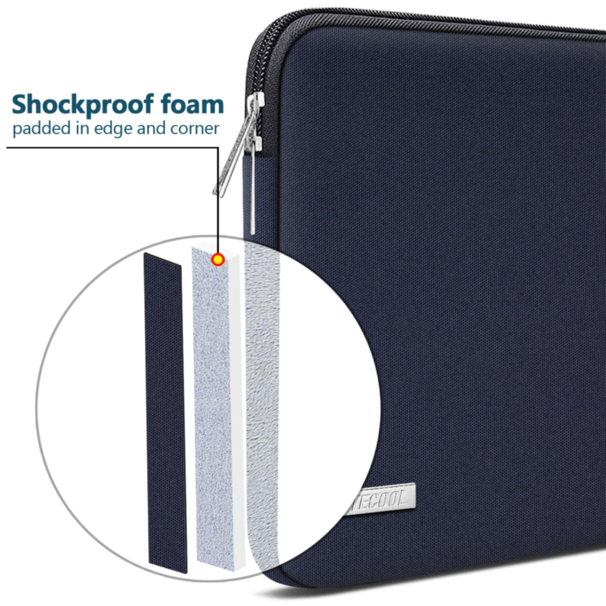 TECOOL 13.3 Inch Laptop Sleeve Protective Laptop Case 13 inch,Teal