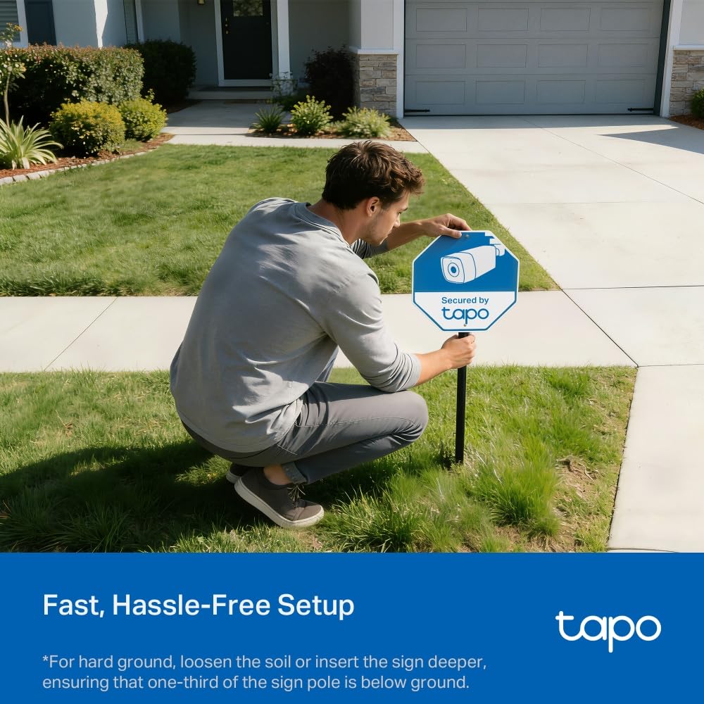Tapo TC40 Full HD Pan/Tilt Outdoor Security Camera CCTV Camera 360° View