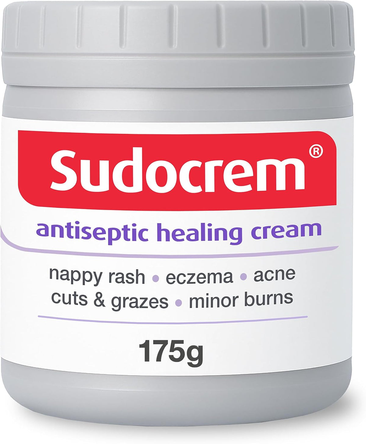 Sudocrem® Antiseptic Healing Cream, Zinc Oxide Cream, 175g